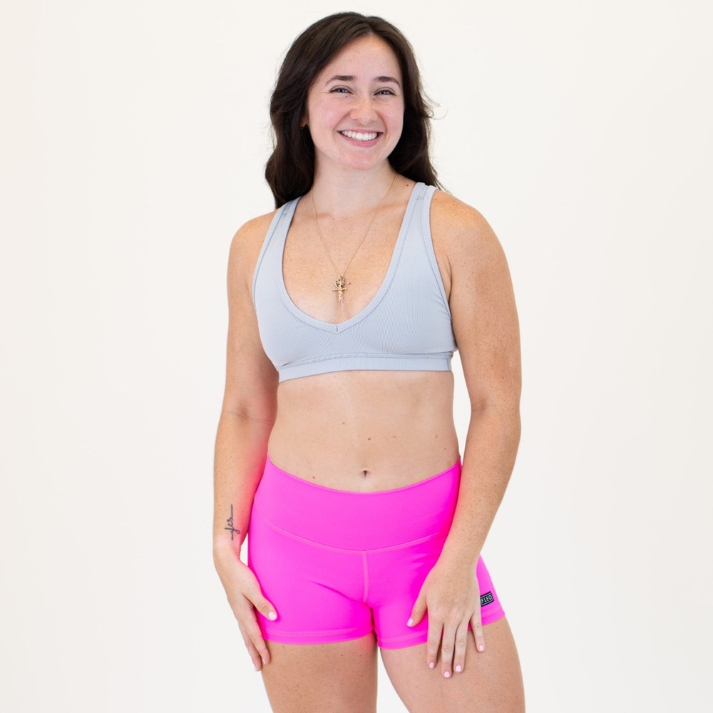 Sleet Ribbed VaVaVoom Fleo Sports Bra L